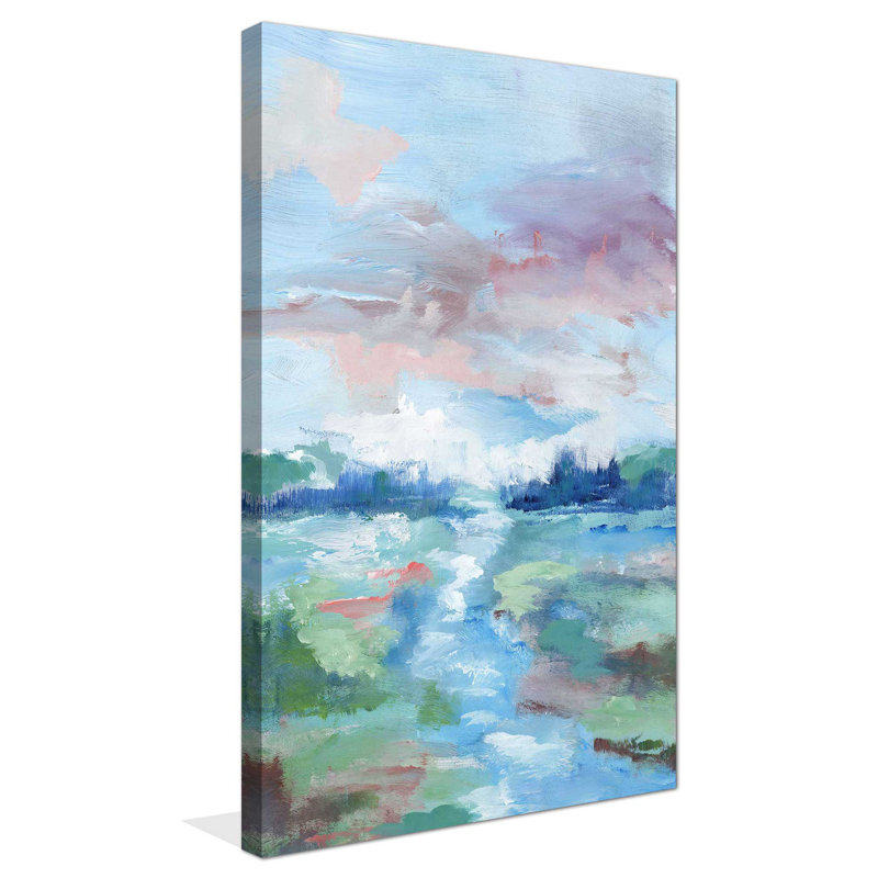 «Field of Dreams» par Nan - Peinture, H 30 po x l 18 po