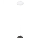 Laurinda 60.5'' Chrome Torchiere Floor Lamp with Outlet