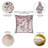 Floral Chenille and Cotton Blend Throw Pillow