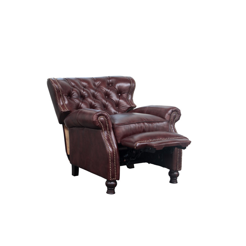 Alham Recliner, Wenlock Fudge Split Grain Leather