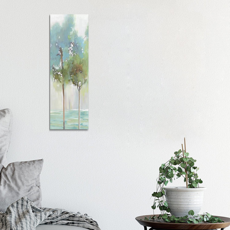 Enlightenment Forest II by Allison Pearce - Wrapped Canvas Panoramic Painting, 30.48 cm H x 91.44 cm W x 1.91 cm D