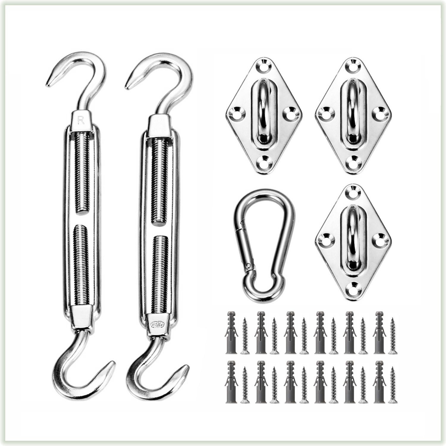 ColourTree Sun Shade Sail Triangle Hardware Kit (Hardware Kits Only) & Reviews Wayfair