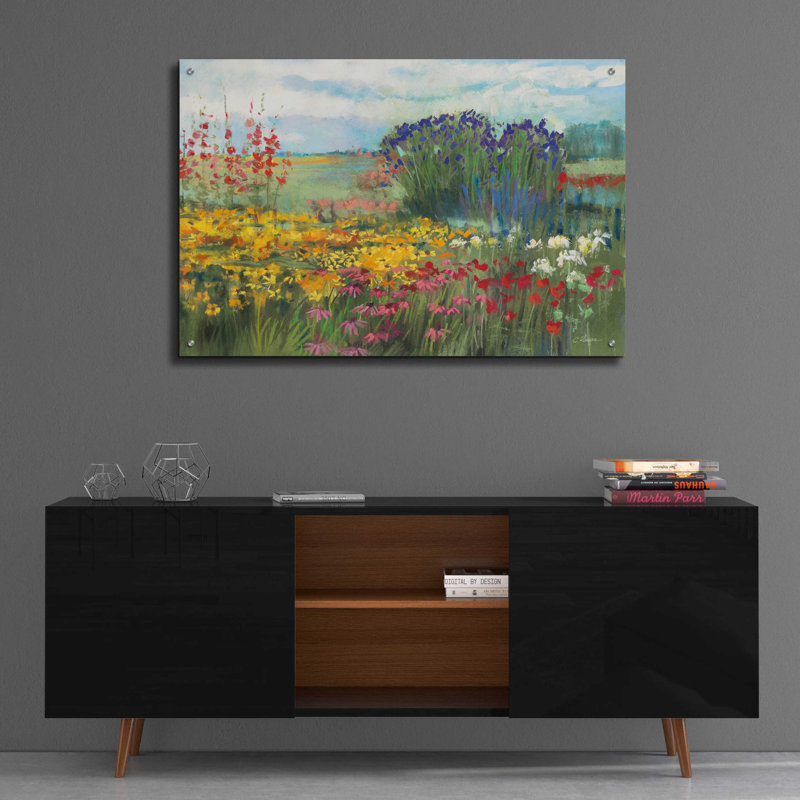 «Garden Border» par Carol Rowan, H 24 po x l 36 po x P 0,2 po
