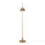 Lampe sur pied contemporaine en métal