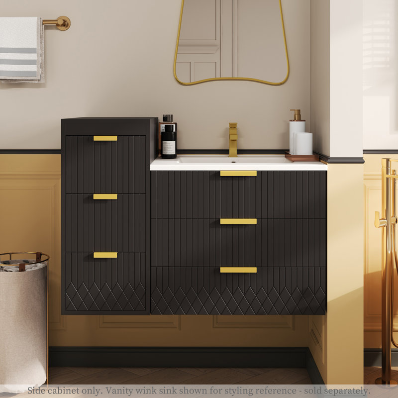 Armoire murale flottante 12 po Roomfitter, Noir