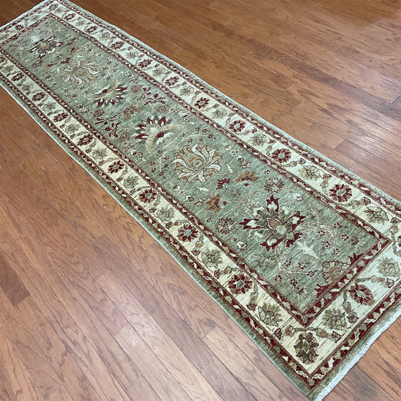  Handmade Oushak Wool Runner