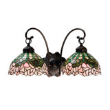 Cabbage Rose 2 - Light Armed Sconce