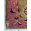 Tapis art déco chinois moderne des années 1920 rose 2 pi 2 po x 3 pi 9 po