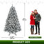 Lighted Artificial Pine Christmas Tree-618008841