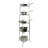 Steel Handcrafted Abstract Freestanding Pot Rack