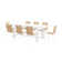 Midtown- Jive Set 96" L Rectangular Breakroom Table and Chair Set