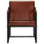 Fauteuil 17 étages en cuir véritable brun
