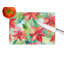 Poinsettias in Watercolor Glass Cutting Board Large