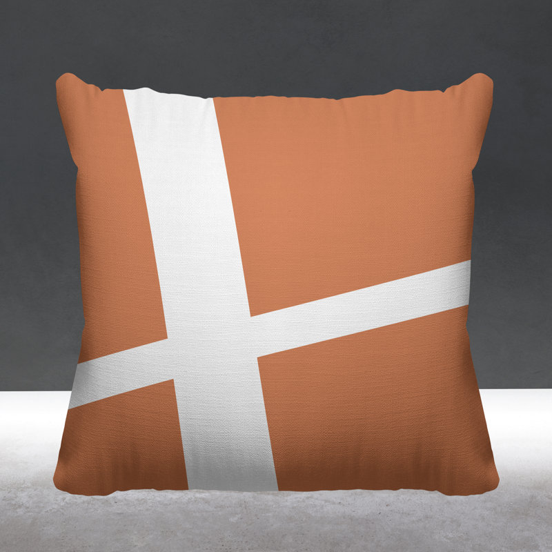 Coussin décoratif intérieur / extérieur Siddel, Chair, L 19 po x H 19 po
