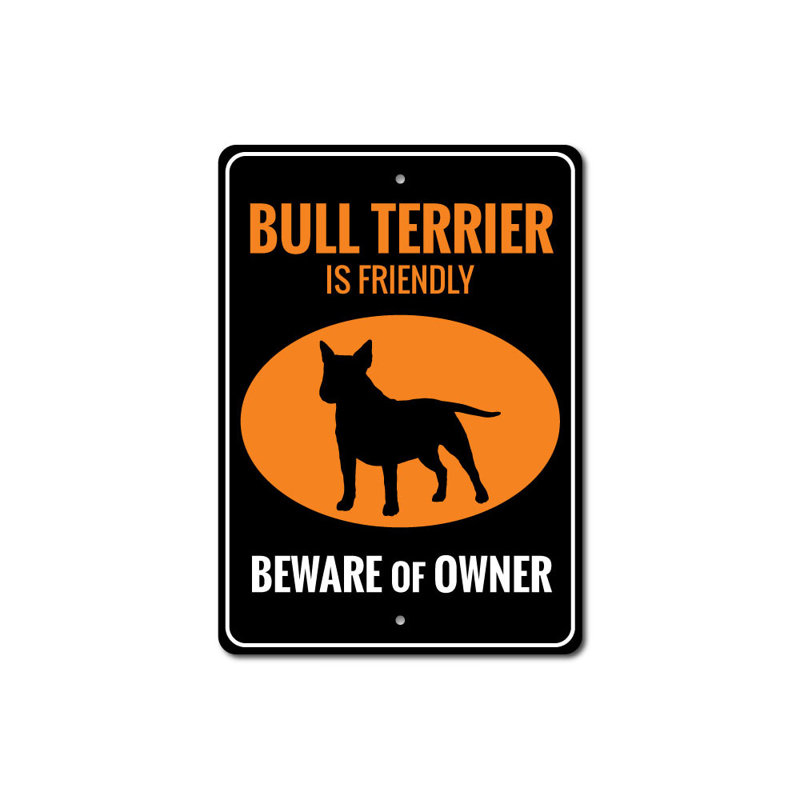 Plaque Bull Bull, H 14 po x l 10 po x P 0,04 po