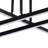 Black 3CCT Dimmable LED Modern Sputnik Semi-flush Mount