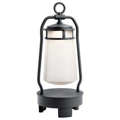 Jaylynn 48.4 cm Battery Powered and Plug-in Hurricane Lantern