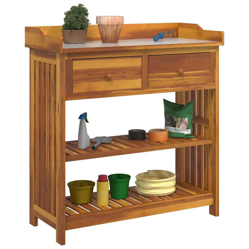 Solid Wood Potting Bench