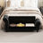 Luxurious Velvet Upholstered Bed Bench with Storage for Bedroom Comfort-1921692354