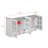 63" Laundry Wall Amount Cabinet