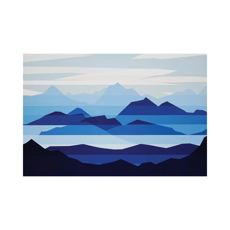Blue Haze by Jun Youngjin - Wrapped Canvas Gallery-Wrapped Canvas Giclée, 30.48cm H x 45.72cm W