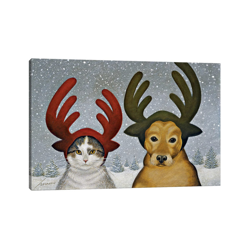 Squeeky Ashby And Lucy Zirbel by Lowell Herrero - Wrapped Canvas Painting, 66.04 cm H x 45.72 cm W x 1.91 cm D