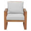 Chaise de patio avec coussins Grafton