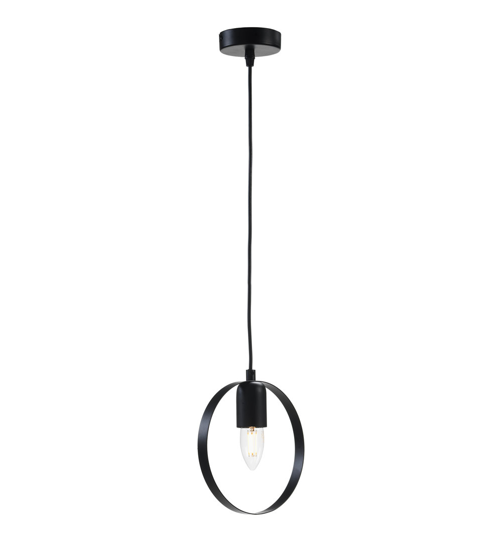 1 - Light Matte Black Pendant
