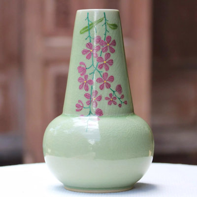 Vase de table suspendu