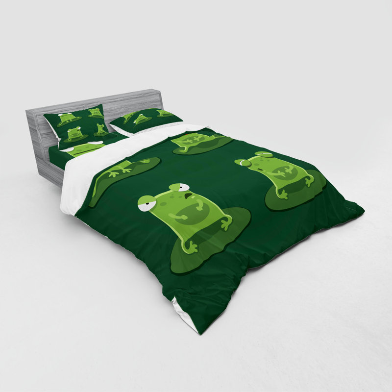 Ensemble de housse de couette drôle et moderne en microfibre Funny Hunter, Housse de couette grand + 3 pièces supplémentair