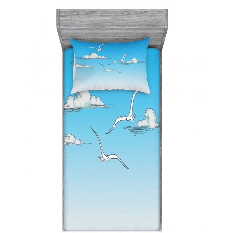 Microfiber Sheet Set, Twin XL Sheet Set with Fitted Sheet