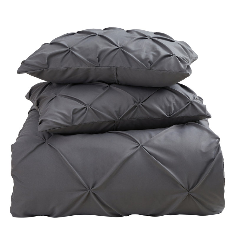Comforter, Gray, Queen Comforter + 2 Standard Shams