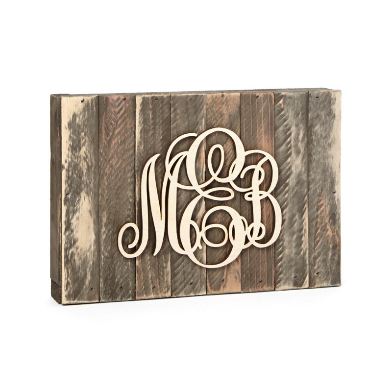 Handmade Rustic Wall Decor, Yes, Cashmere, 24" H x 18" W