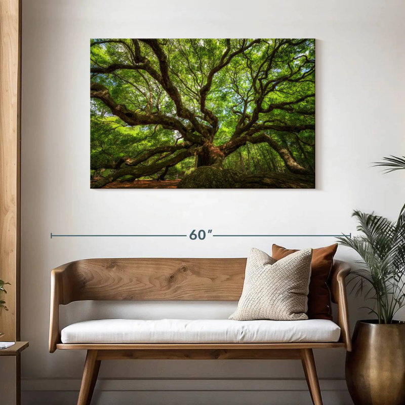 Harnek Oak Tree In South Carolina, 30" H x 45" W
