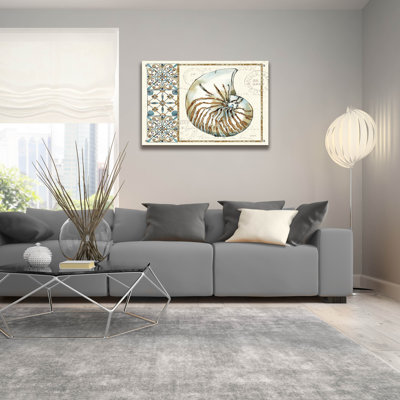 «Coastal Breeze 1» par Anne Tavoletti, art mural en verre acrylique, 24 po x 16 po