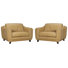 Ensemble de deux chaises fixes et demie