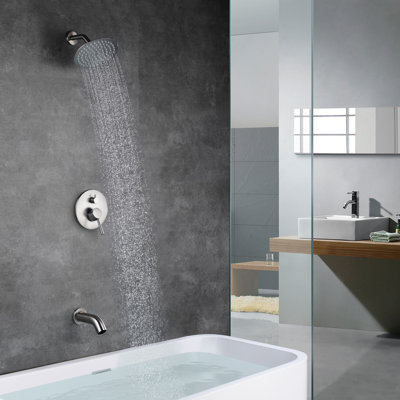 Robinet de baignoire et de douche avec valve brute