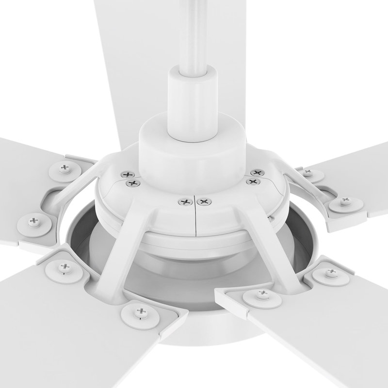 Ventilateur de plafond intelligent Winston avec télécommande, ensemble d'éclairage inclus, fonctionne avec l'assistant Google, Amazon Alexa et les raccourcis Siri.