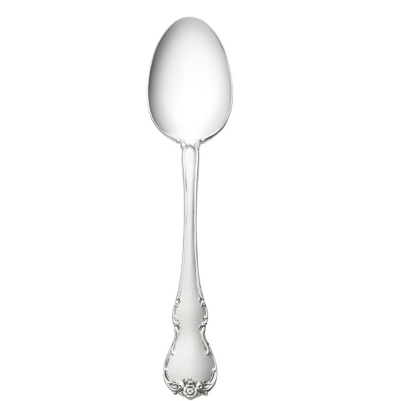 Ensemble de cuillères de salle à manger, taille unique, argent