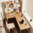 Burlywood L-Shaped Solid Wood desk-936296220-939231285