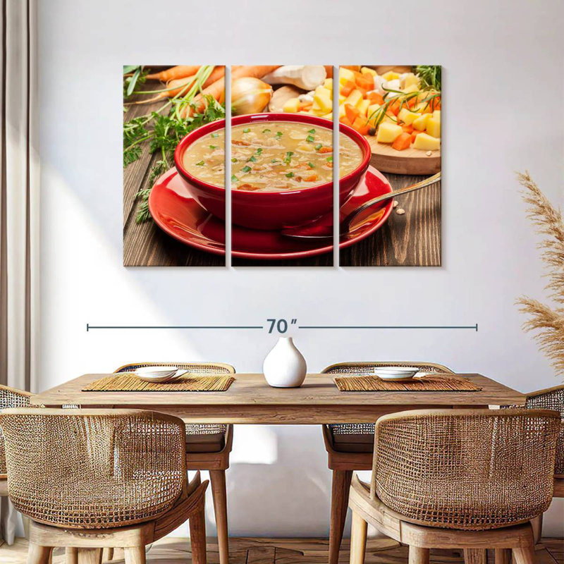 Yarlin Homemade Pea Soup, 36" H x 57" W