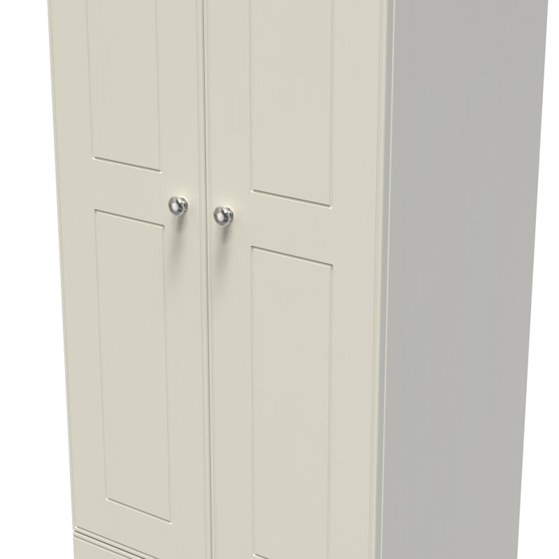 Conners Manufactured Wood Wardrobe, Cream Ash