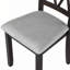 Ensemble de table de salle à manger pliable pour petit espace, ensemble de salle à manger extensible 5 pièces de style maison de campagne, ensemble de petite table de cuisine avec table de salle à manger à abattants et 4 chaises de salle à manger rembourrées, espresso