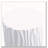 Modern White Outdoor Side Table with Wavy Fluted Design