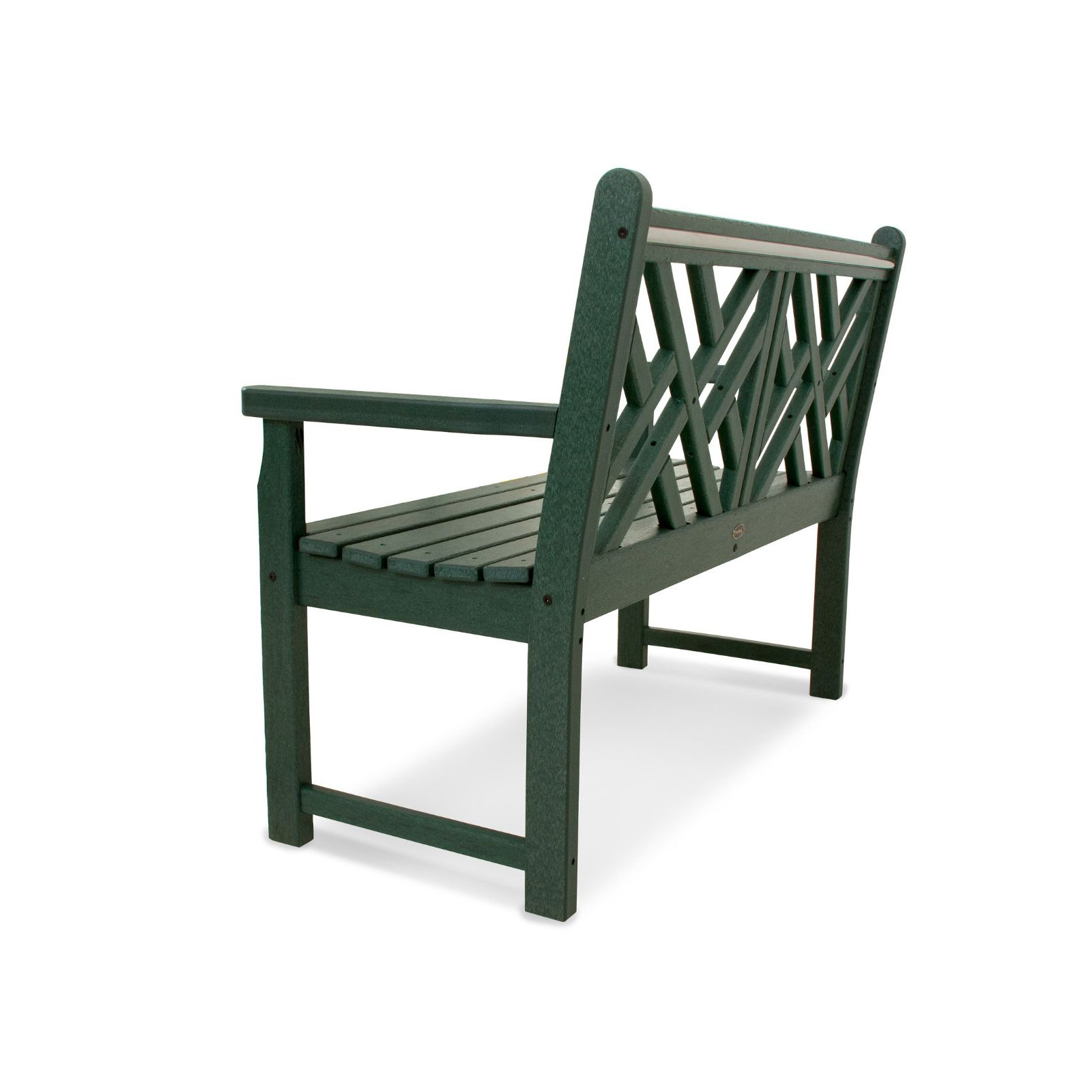 POLYWOOD Chippendale 48" Bench, Green
