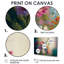 «Painted Blossoming Wildflowers III», art mural floral grand, 4 pièces-1613776434-1613776435