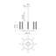 Flute 8 - Light Chandelier-63492175