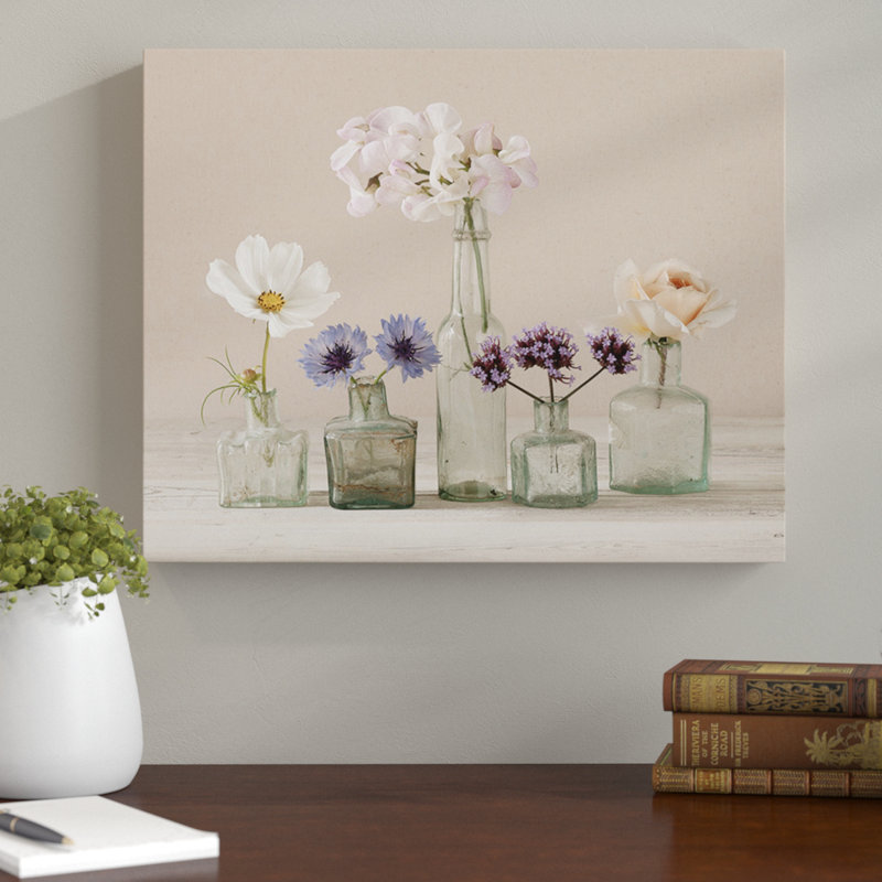 Flower Collection II 1 Piece Wall Art, Canvas
