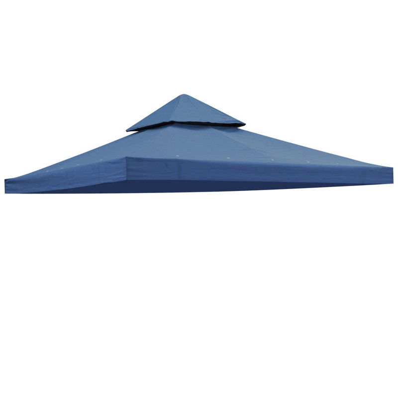 Couvercle de remplacement UV30 + pour abri de jardin à 2 niveaux 8 x 8 pi Yescom, Bleu