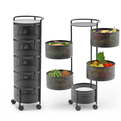 Devi 33.5cm W Metal Storage Rack